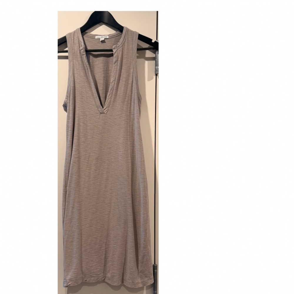 NWOT James Perse Cotton Jersey 90s Midi Dress | Size 1 (Small/US 2-4) - Picture 10 of 13